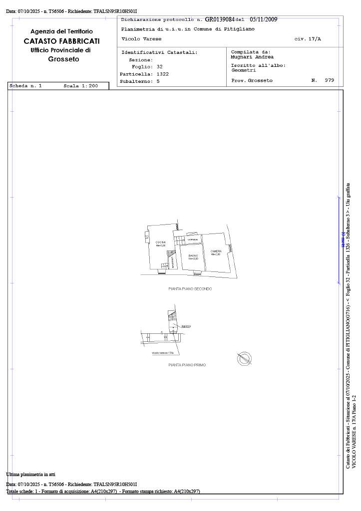 Immagine 35 di Appartamento in vendita  in Vicolo Varese 17 A e B a Pitigliano
