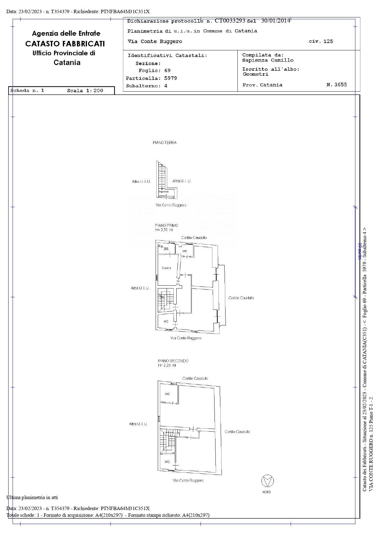 Immagine 35 di Casa indipendente in vendita  in via conte ruggero 125 a Gravina Di Catania