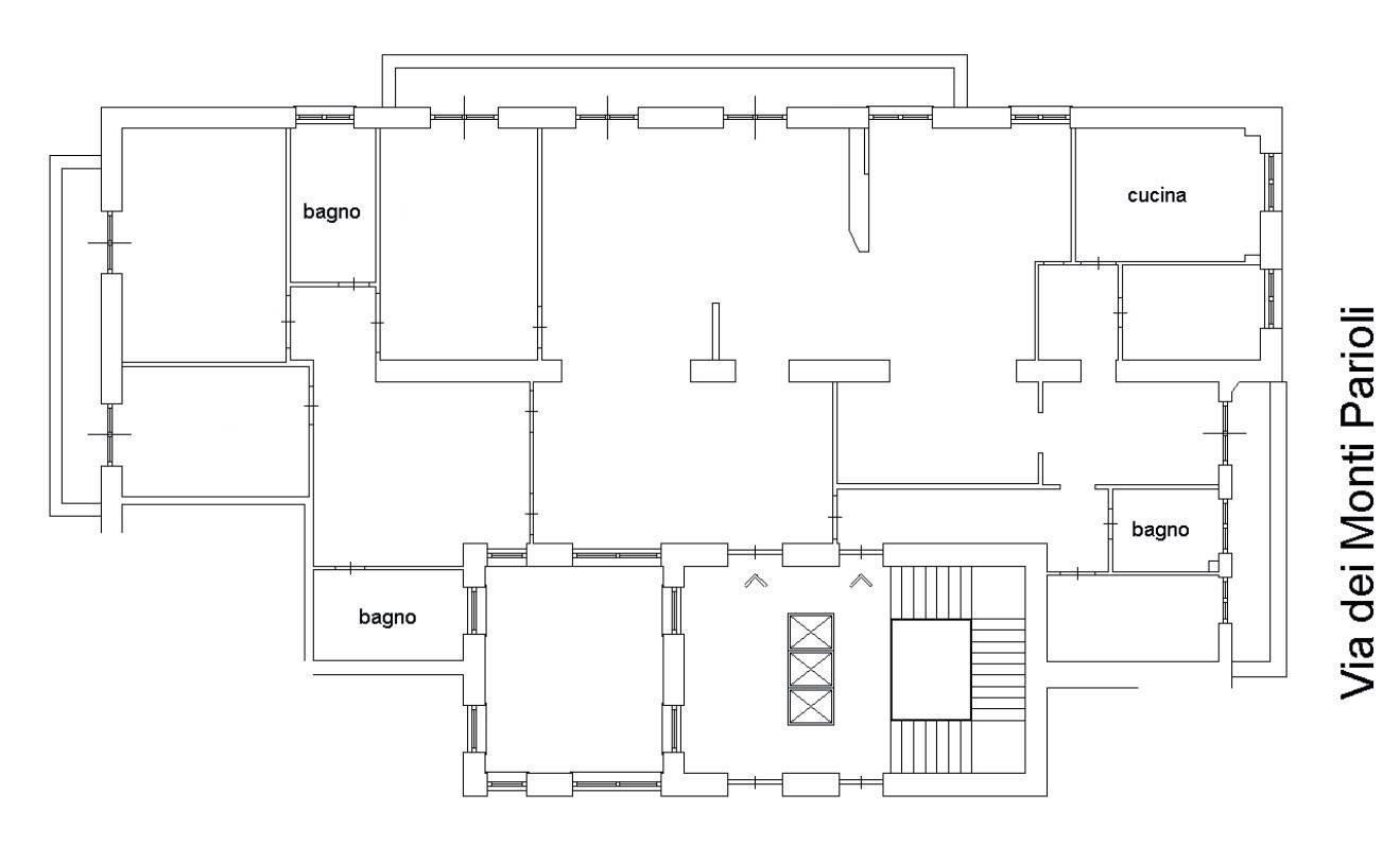 Immagine 28 di Appartamento in vendita  in Via Dei Monti Parioli 48 a Roma