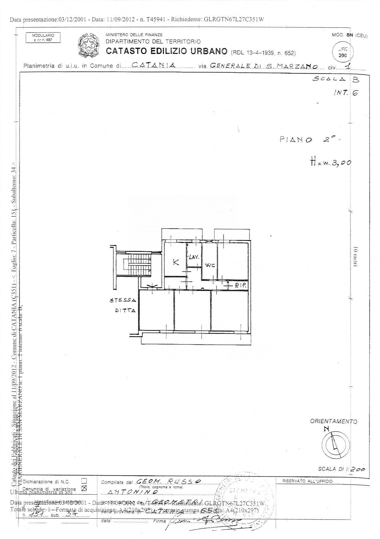 Immagine 48 di Appartamento in vendita  in via generale san marzano 1 a Gravina Di Catania