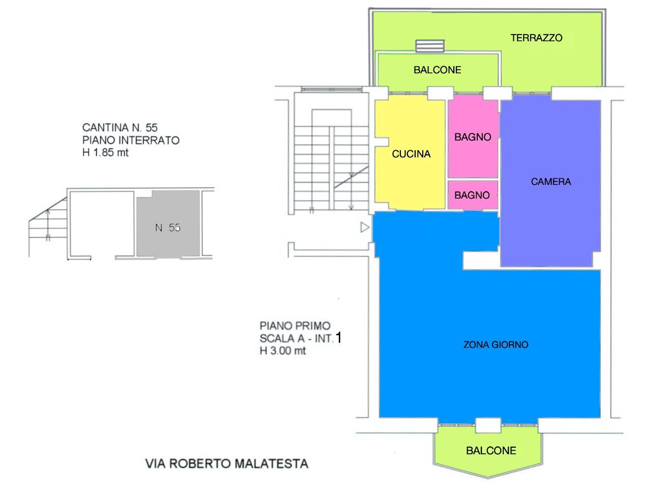 Immagine 49 di Appartamento in vendita  in Via Roberto Malatesta 231 a Roma