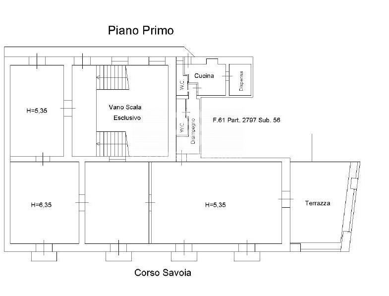 Immagine 60 di Palazzo in vendita  in Corso Savoia 84 a Acireale