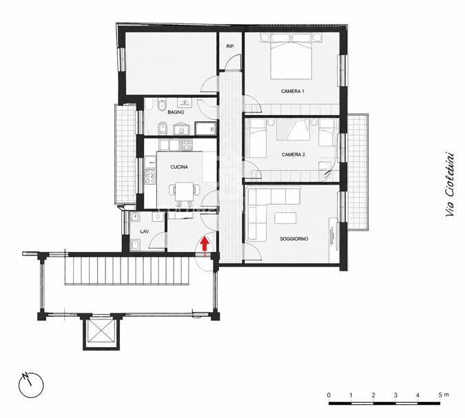 Immagine 31 di Appartamento in vendita  in Via Cialdini 81 a Riposto