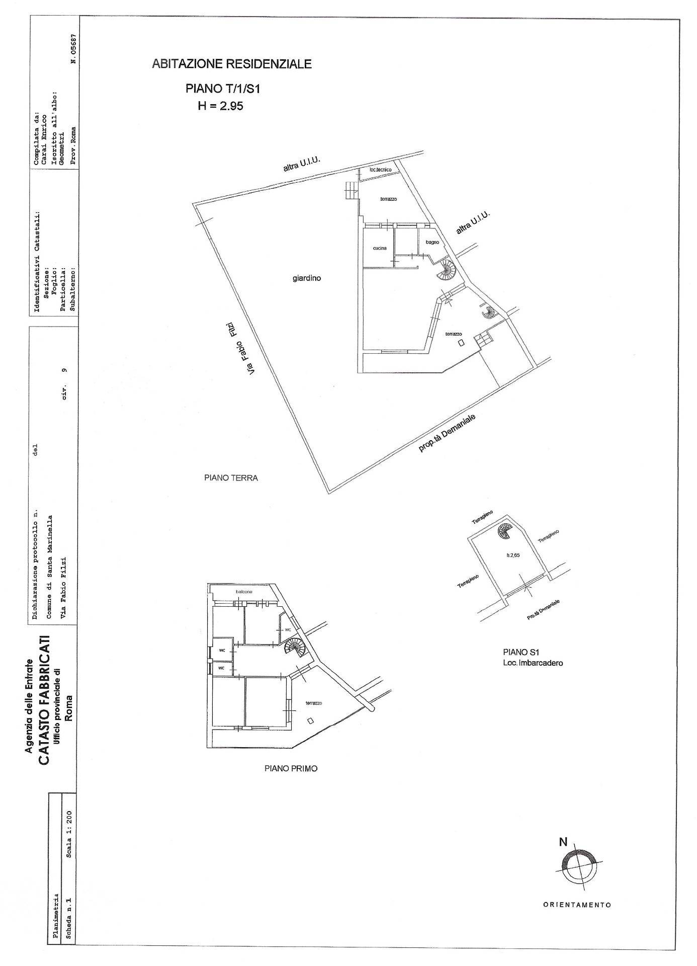 Immagine 59 di Villa in vendita  in Via Fabio Filzi a Santa Marinella