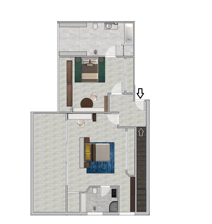 Immagine 76 di Attico in vendita  in Via Ilario Alibrandi 18 a Roma