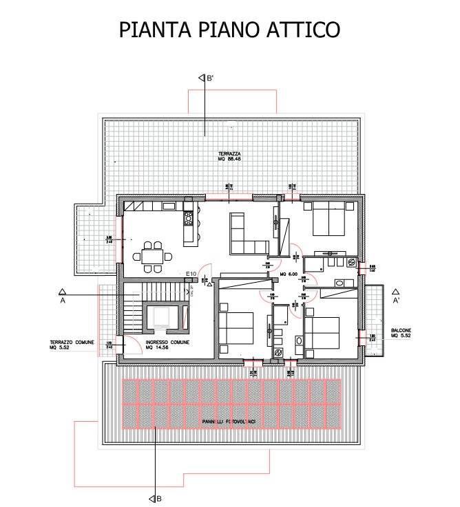 Immagine 14 di Attico in vendita  a Mantova