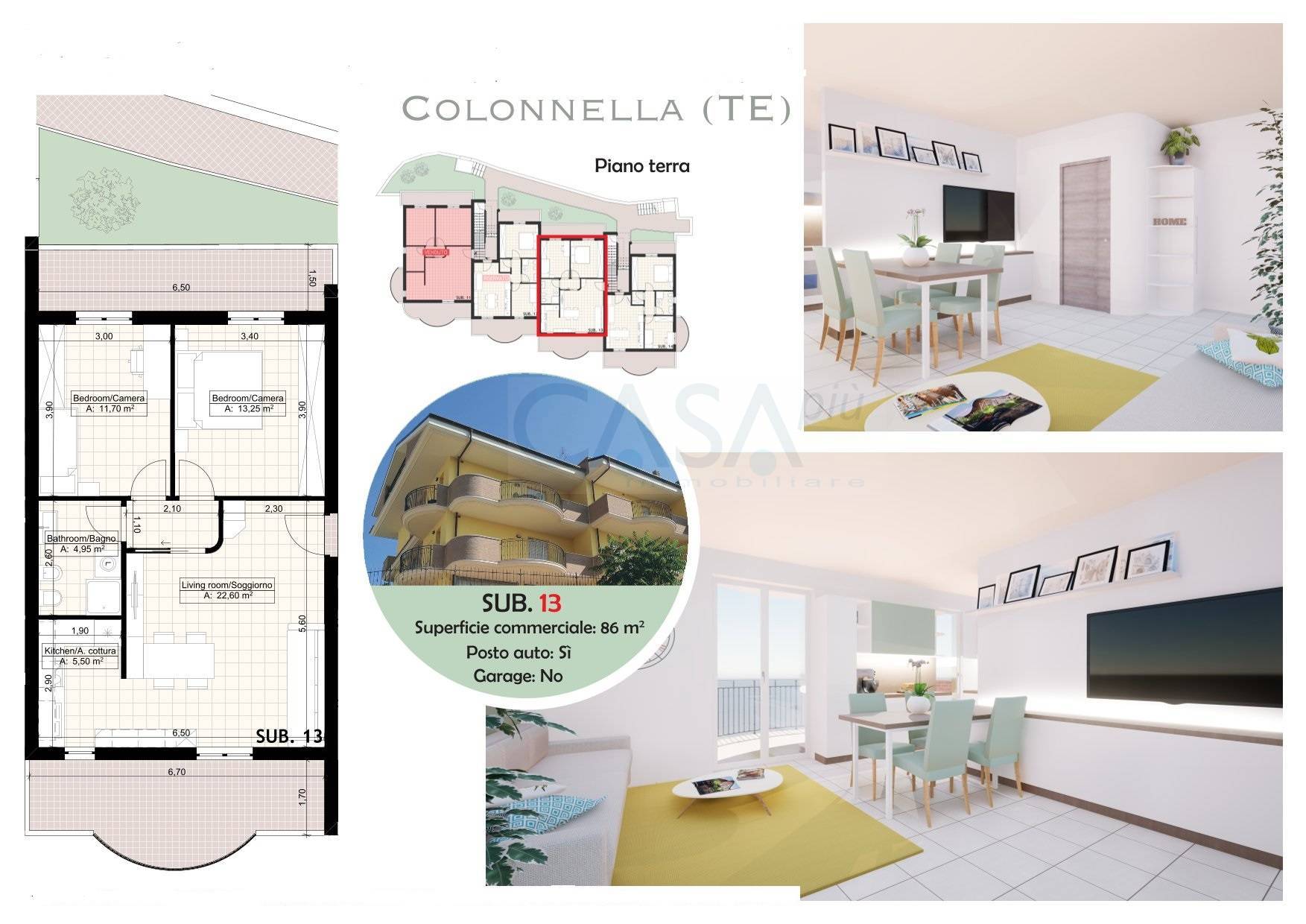 Immagine 10 di Appartamento in vendita  in Contrada san martino a Colonnella