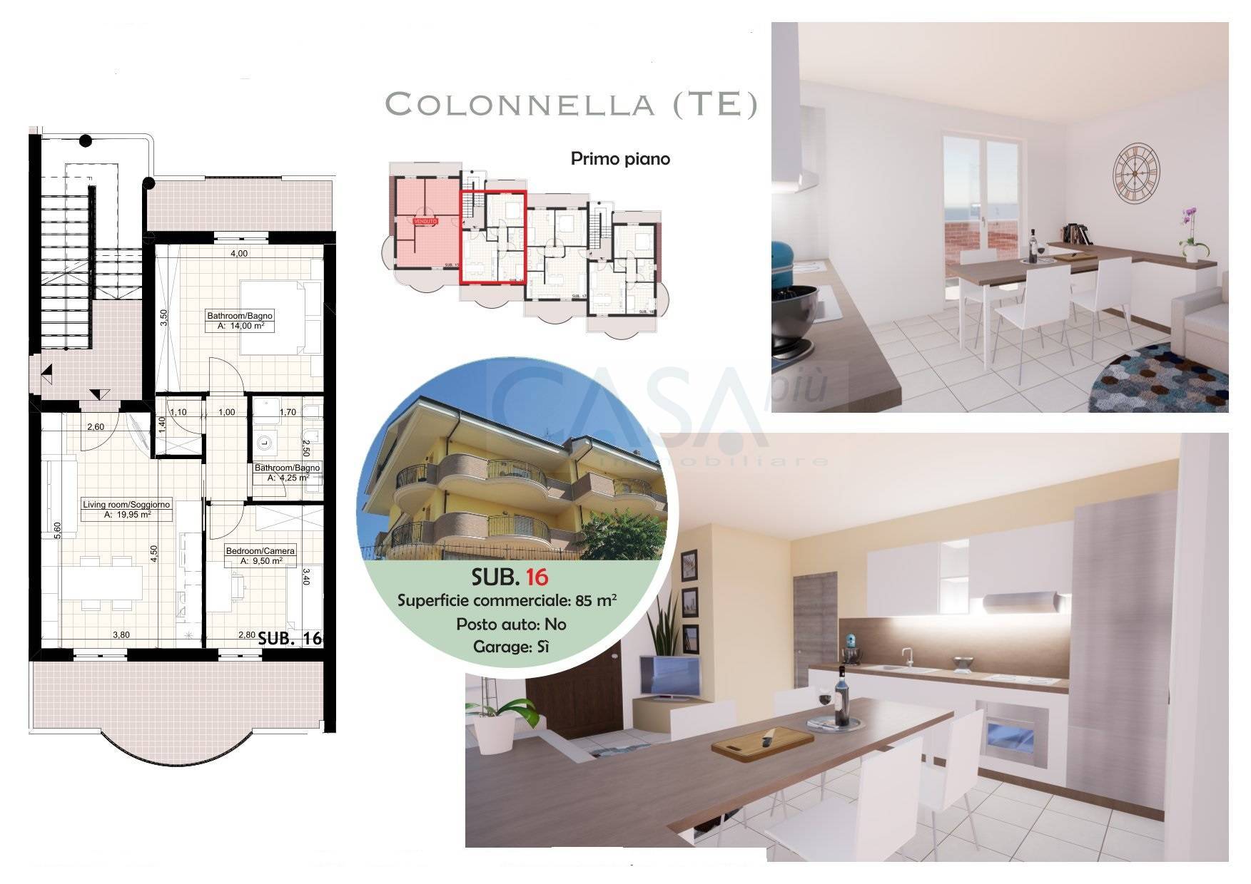 Immagine 14 di Appartamento in vendita  in Contrada san martino a Colonnella