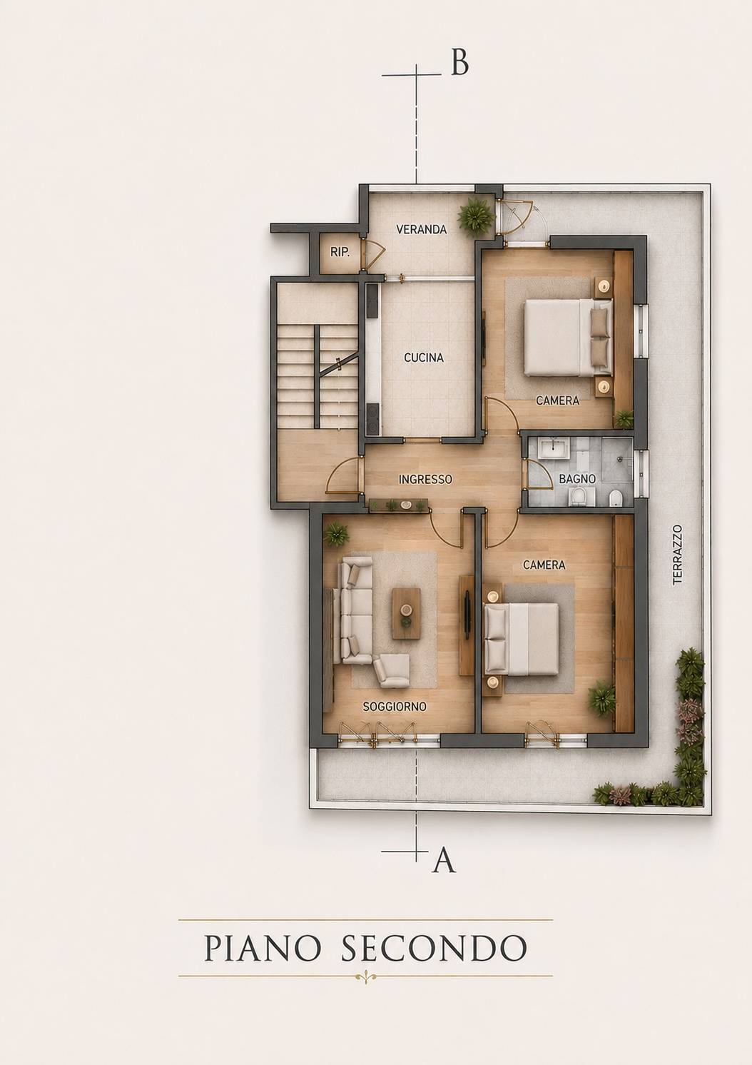 Immagine 19 di Appartamento in vendita  in Via Carlo Pisacane a Viareggio