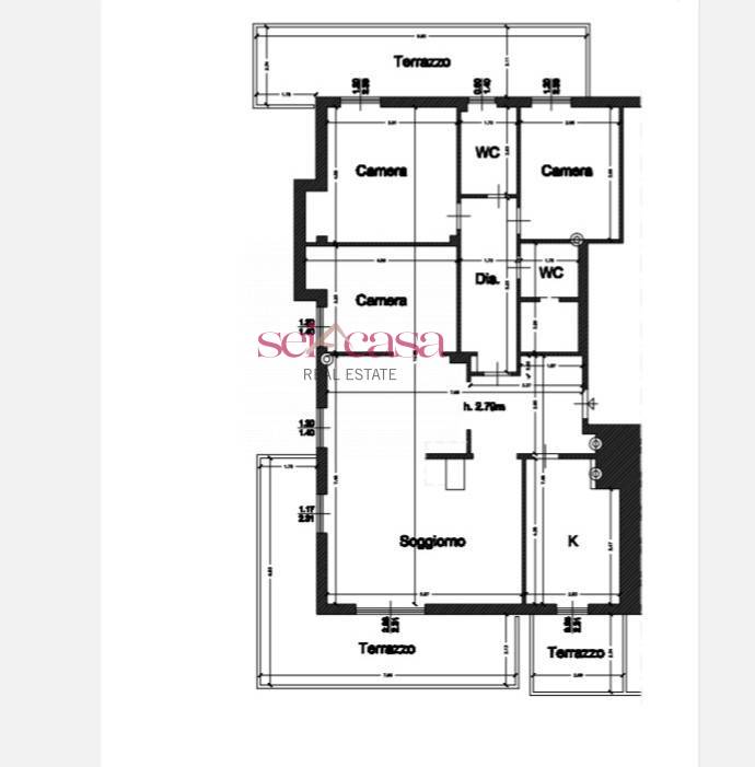 Immagine 23 di Appartamento in vendita  a Grosseto