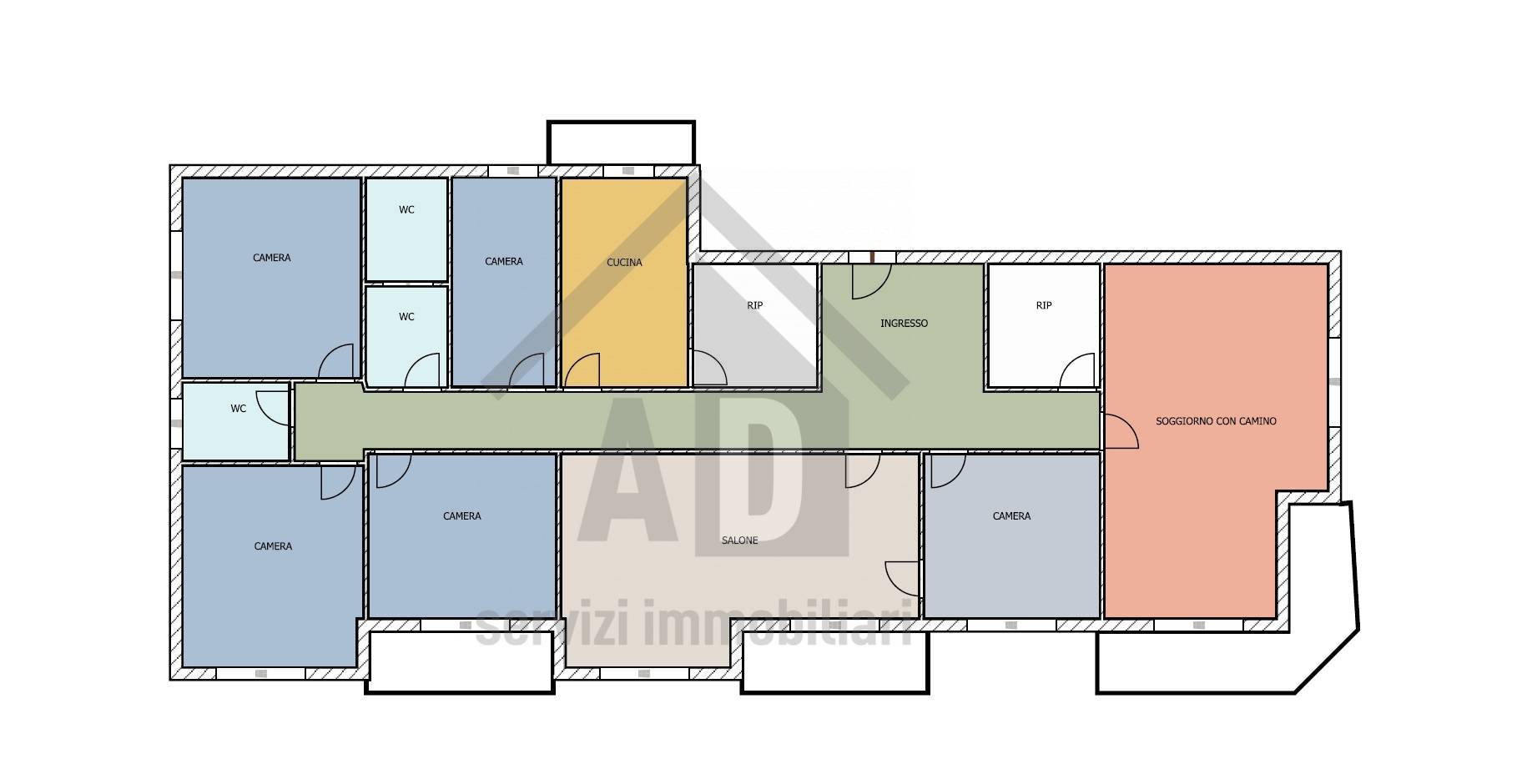 Immagine 61 di Appartamento in vendita  in via Domenico Frugiuele 66 a Cosenza