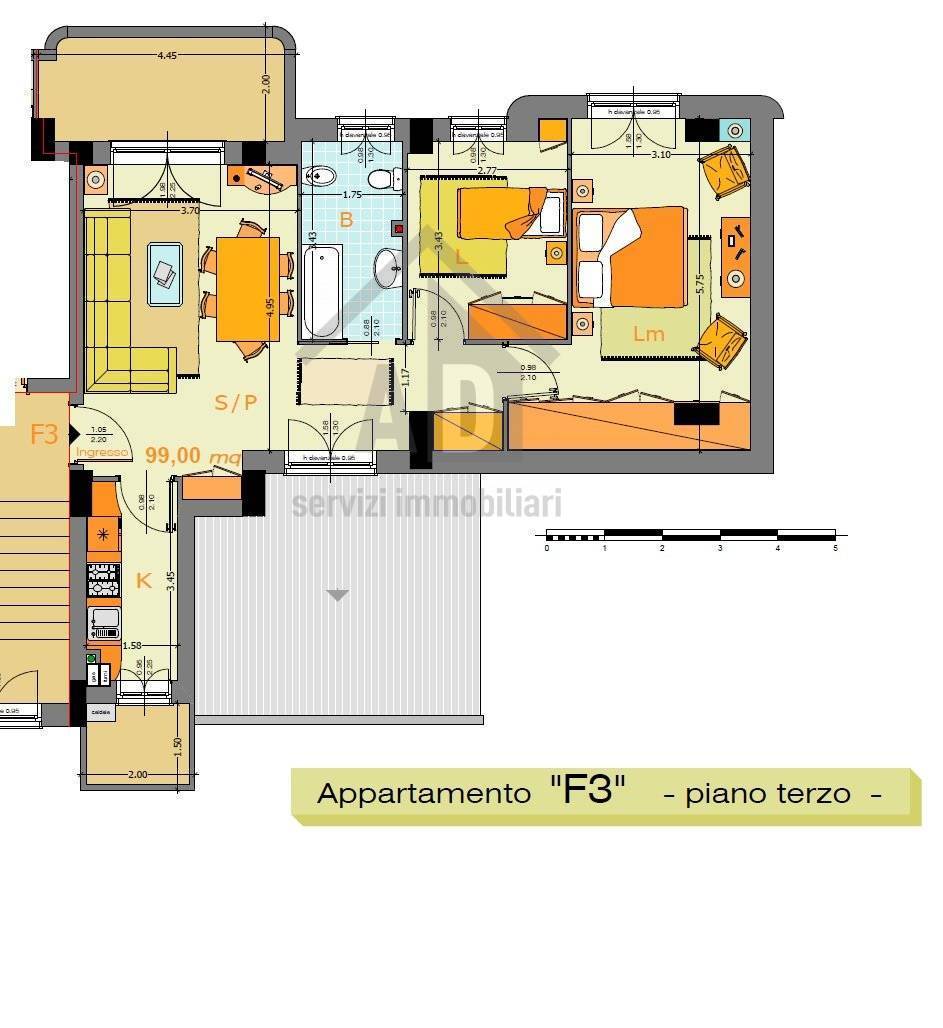 Immagine 22 di Appartamento in vendita  in via dei mille 12 a Cosenza