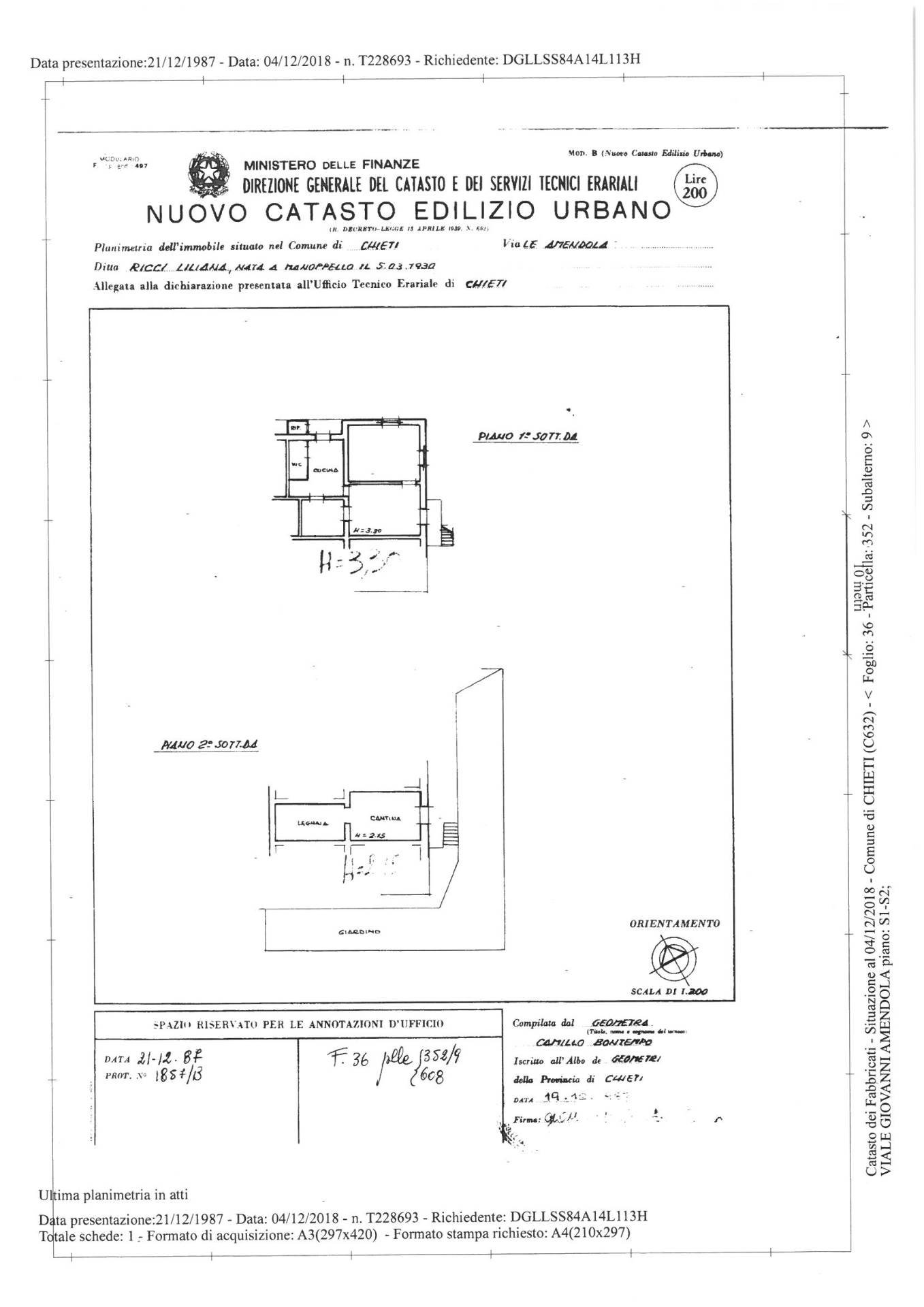 Immagine 8 di Appartamento in vendita  in viale amendola a Chieti