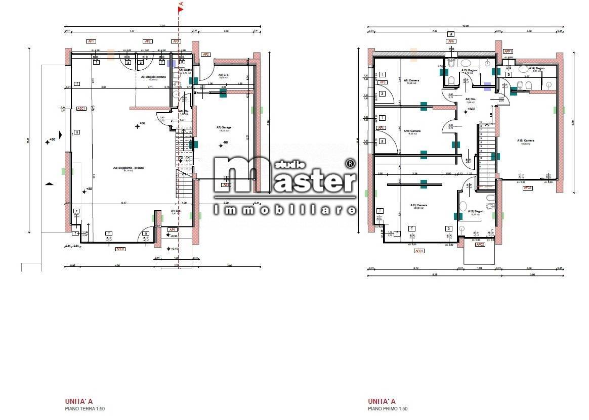 Immagine 7 di Villa in vendita  in riviera garibaldi a Treviso