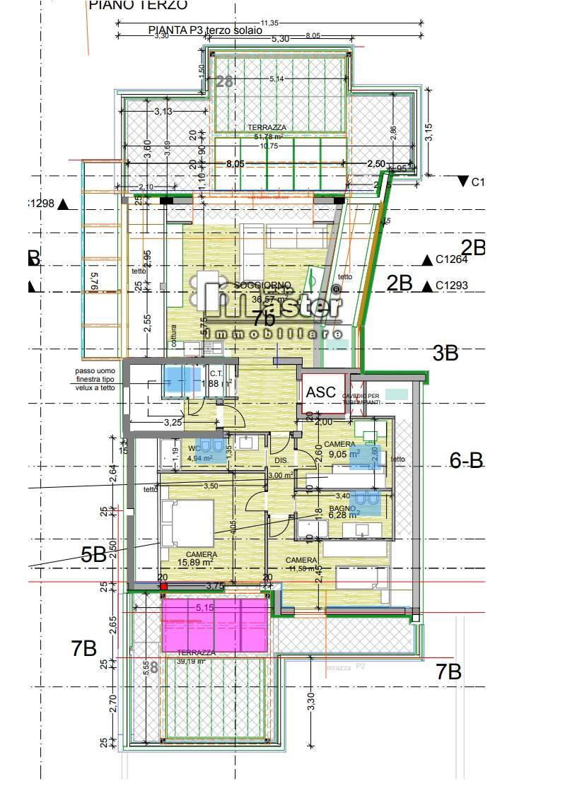 Immagine 10 di Attico in vendita  in viale luzzatti a Treviso