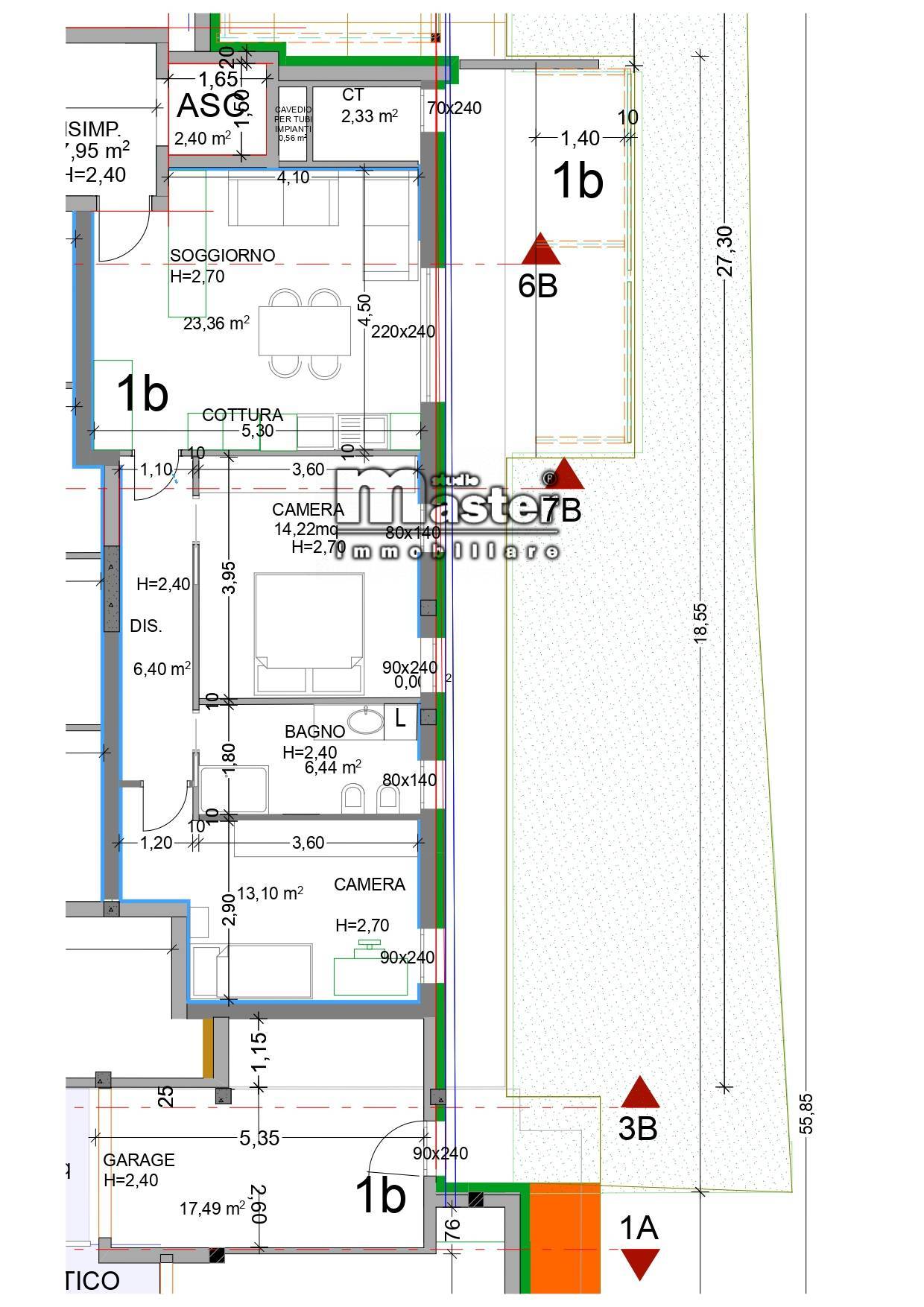 Immagine 6 di Appartamento in vendita  in Viale Luzzatti 100 a Treviso
