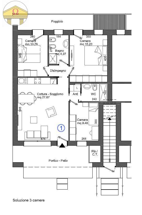 Immagine 5 di Appartamento in vendita  a Refrontolo
