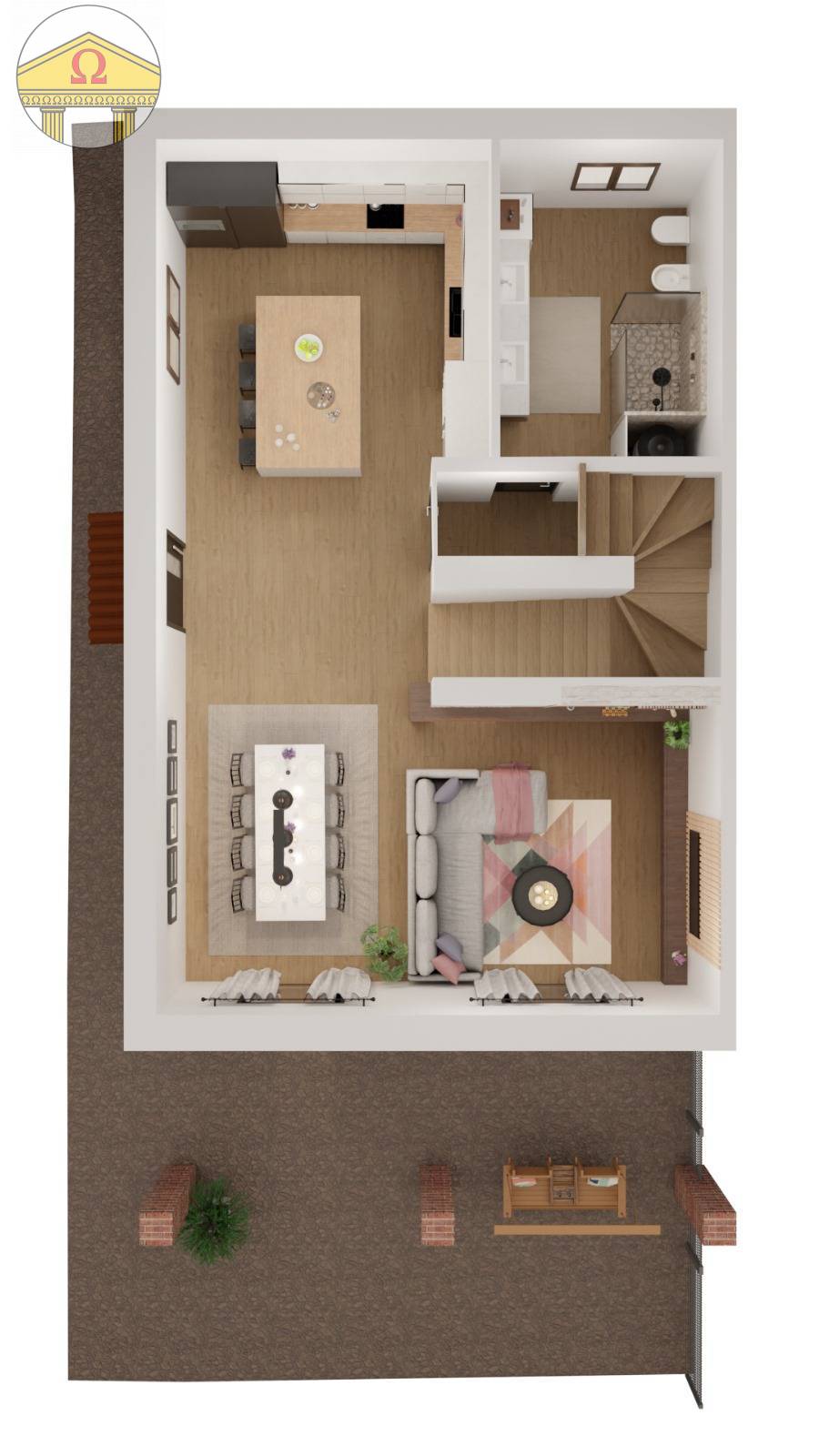 Immagine 17 di Casa semindipendente in vendita  a Arcade