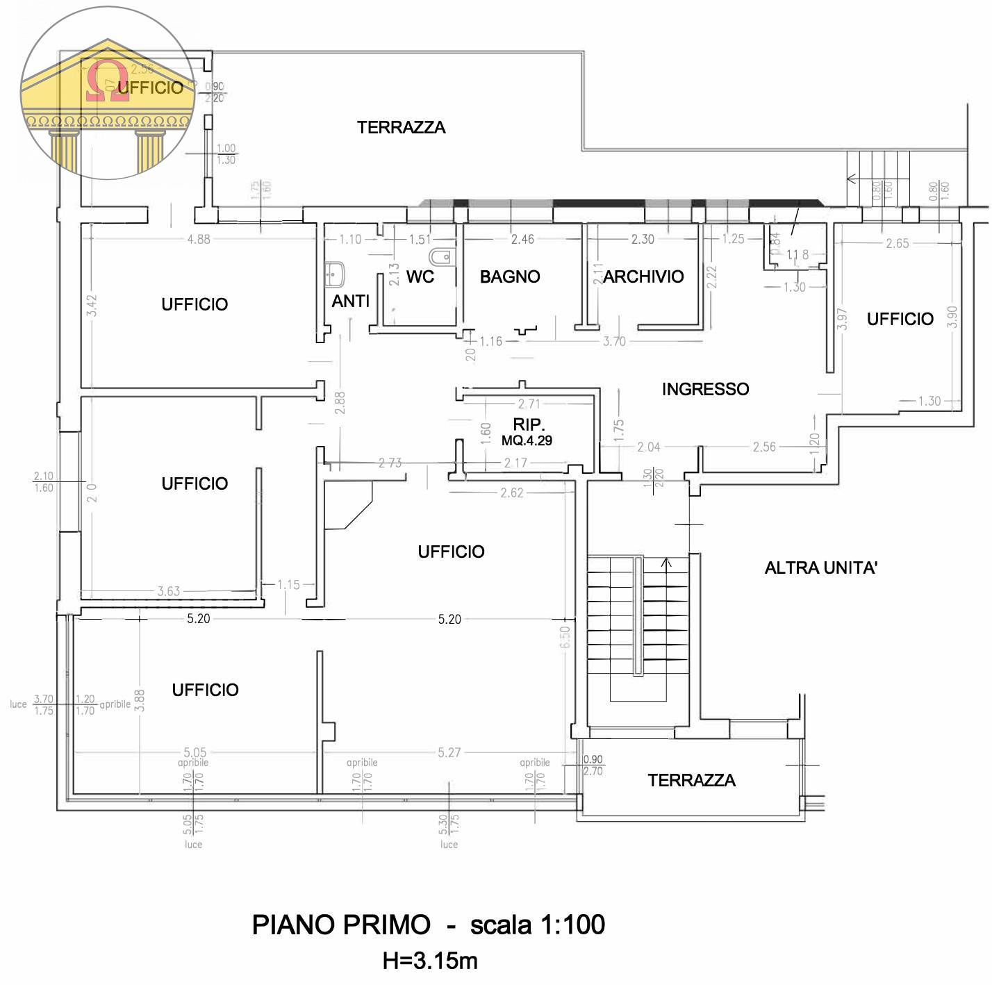 Immagine 3 di Ufficio in affitto  a Treviso