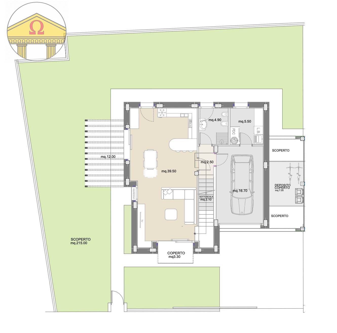 Immagine 6 di Casa semindipendente in vendita  a Miane