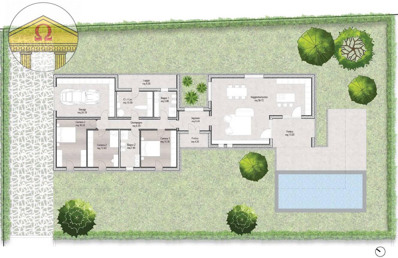 Immagine 2 di Villa in vendita  a Miane