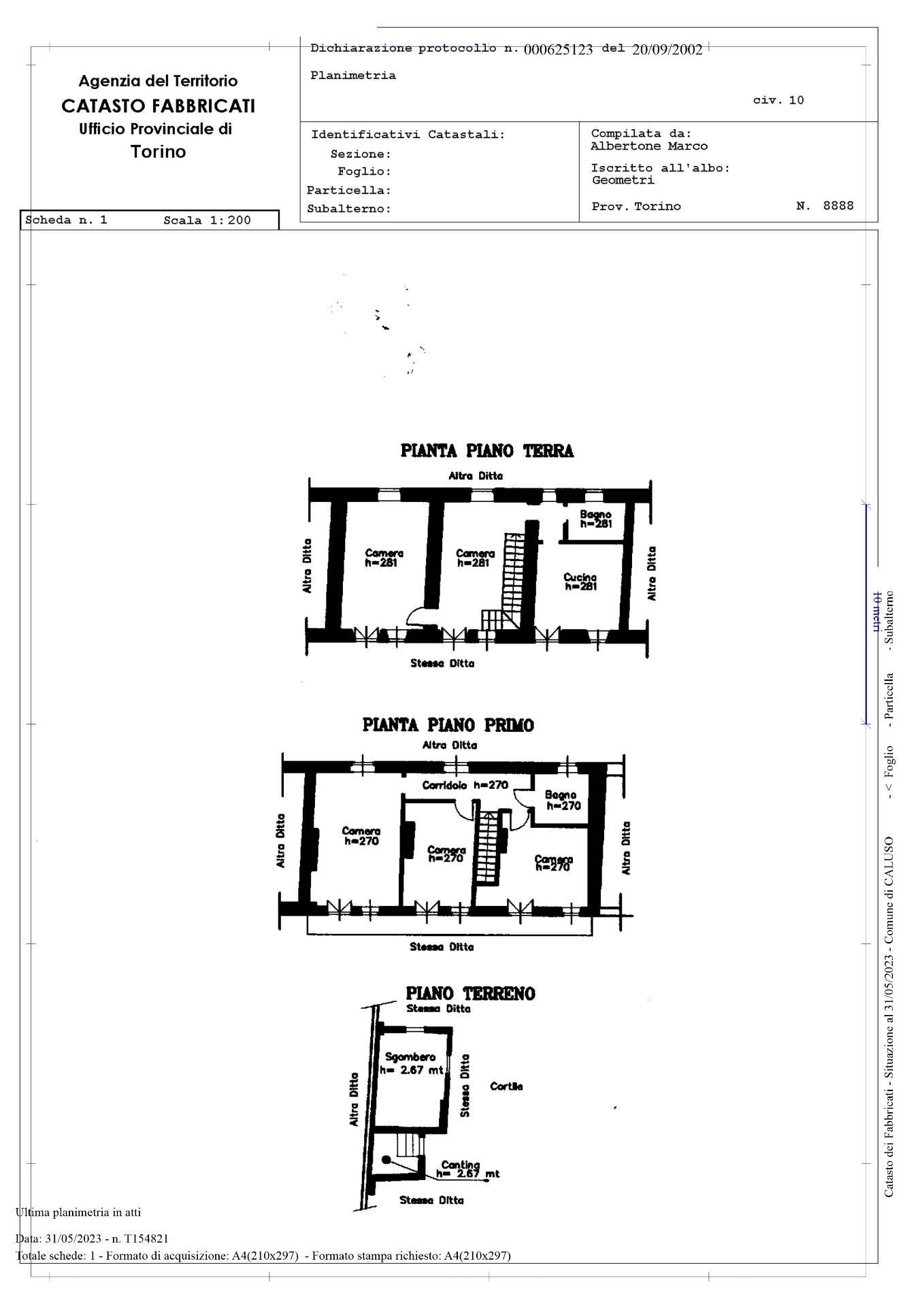 Immagine 21 di Casa semindipendente in vendita  in via isonzo 10 a Caluso