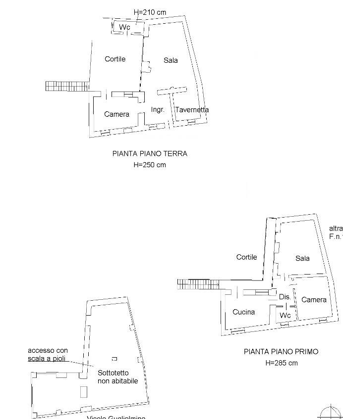 Immagine 26 di Casa semindipendente in vendita  in VIA CARLO VIGNA 00 a San Giorgio Canavese