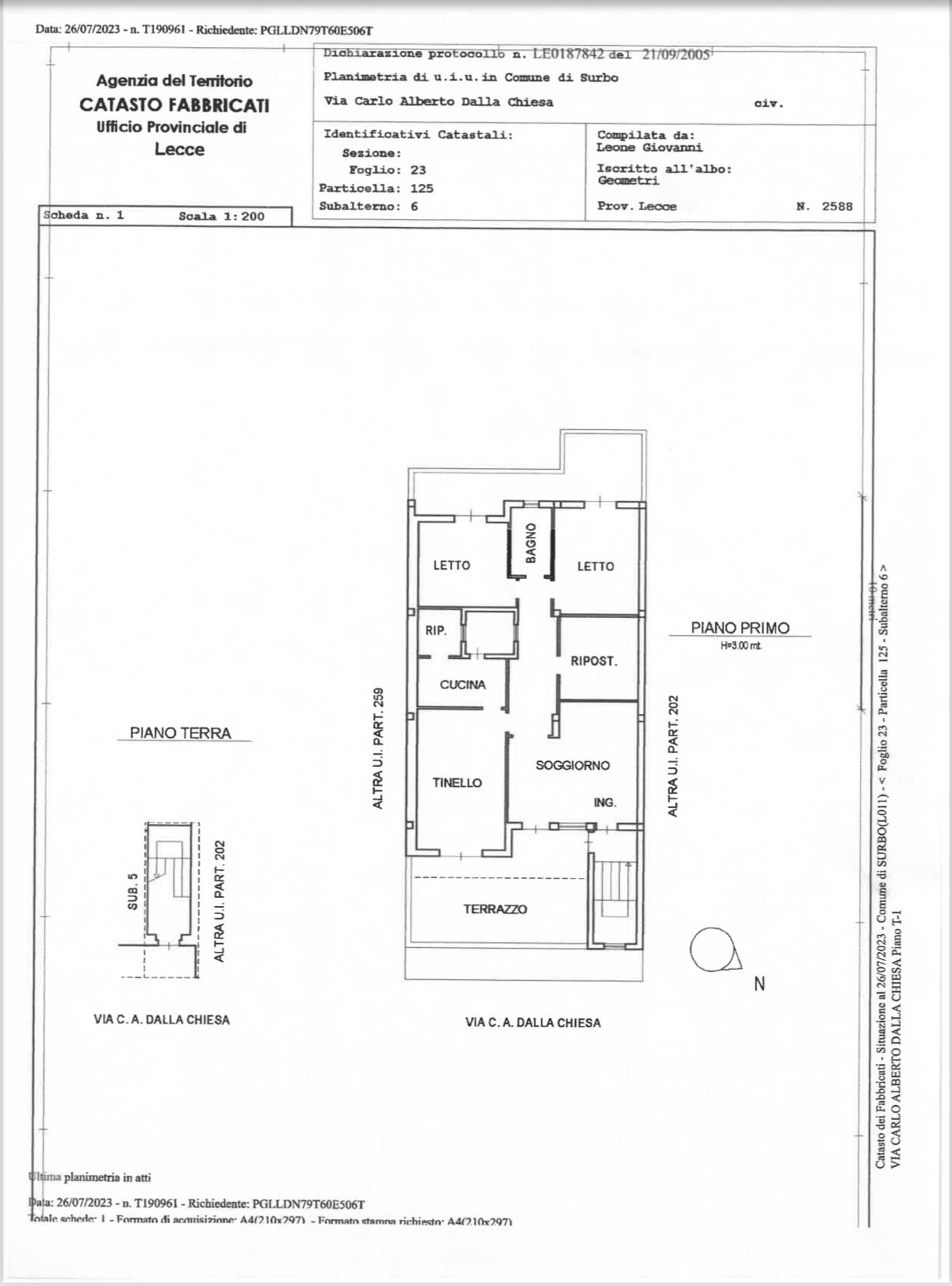 Immagine 53 di Casa indipendente in vendita  in Via Carlo Alberto Dalla Chiesa 54 a Arnesano