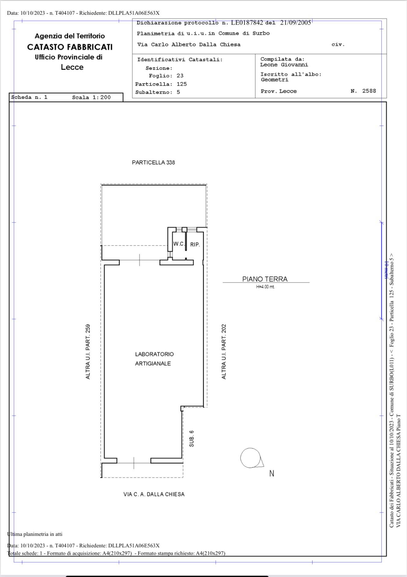 Immagine 54 di Casa indipendente in vendita  in Via Carlo Alberto Dalla Chiesa 54 a Arnesano