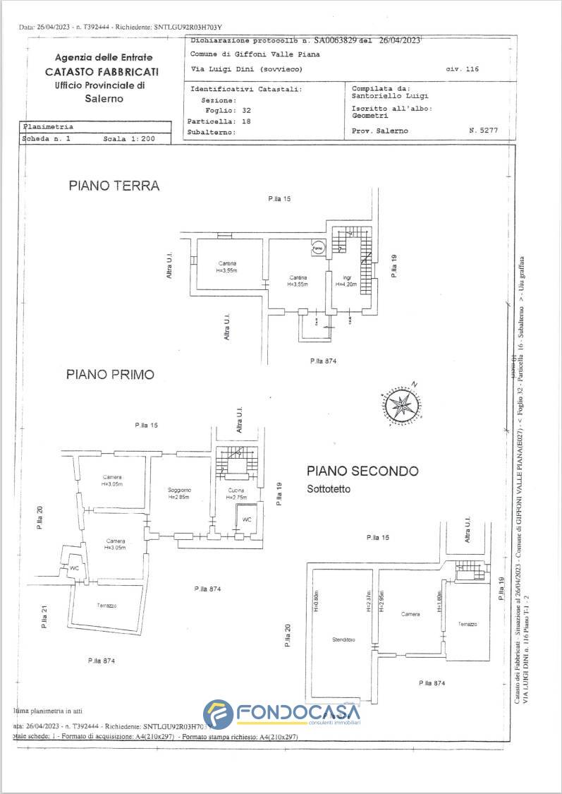 Immagine 12 di Appartamento in vendita  in via Luigi dini 116 a Giffoni Valle Piana