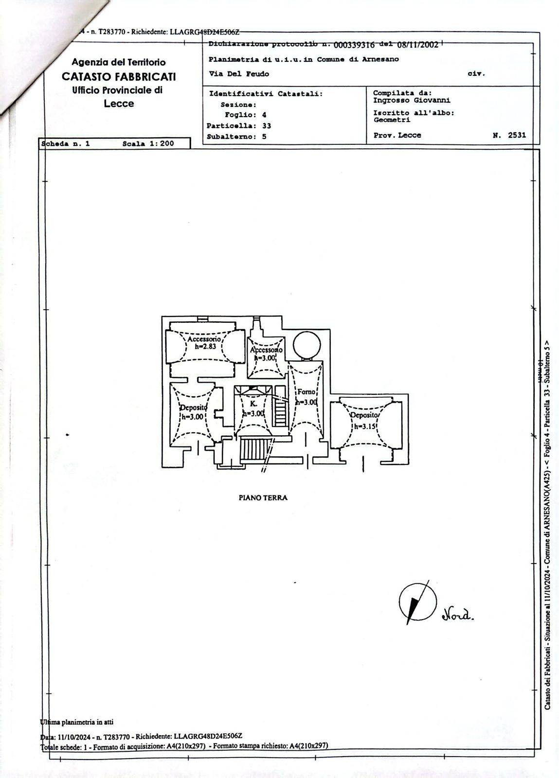 Immagine 24 di Appartamento in vendita  in Via Alessandro Volta SNC a Arnesano