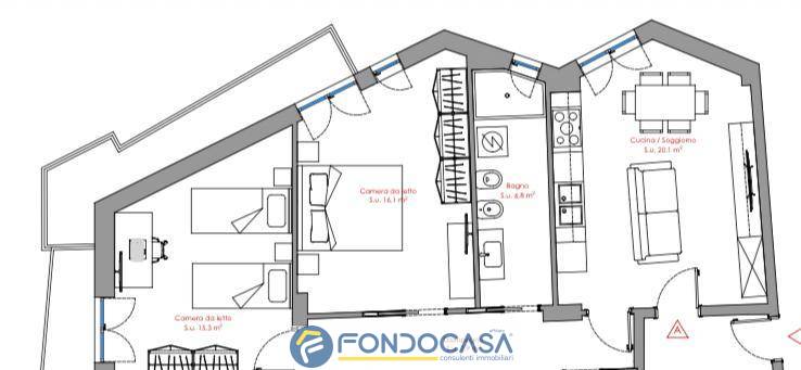 Immagine 5 di Appartamento in vendita  in Via Valerio Laspro 38 a Salerno