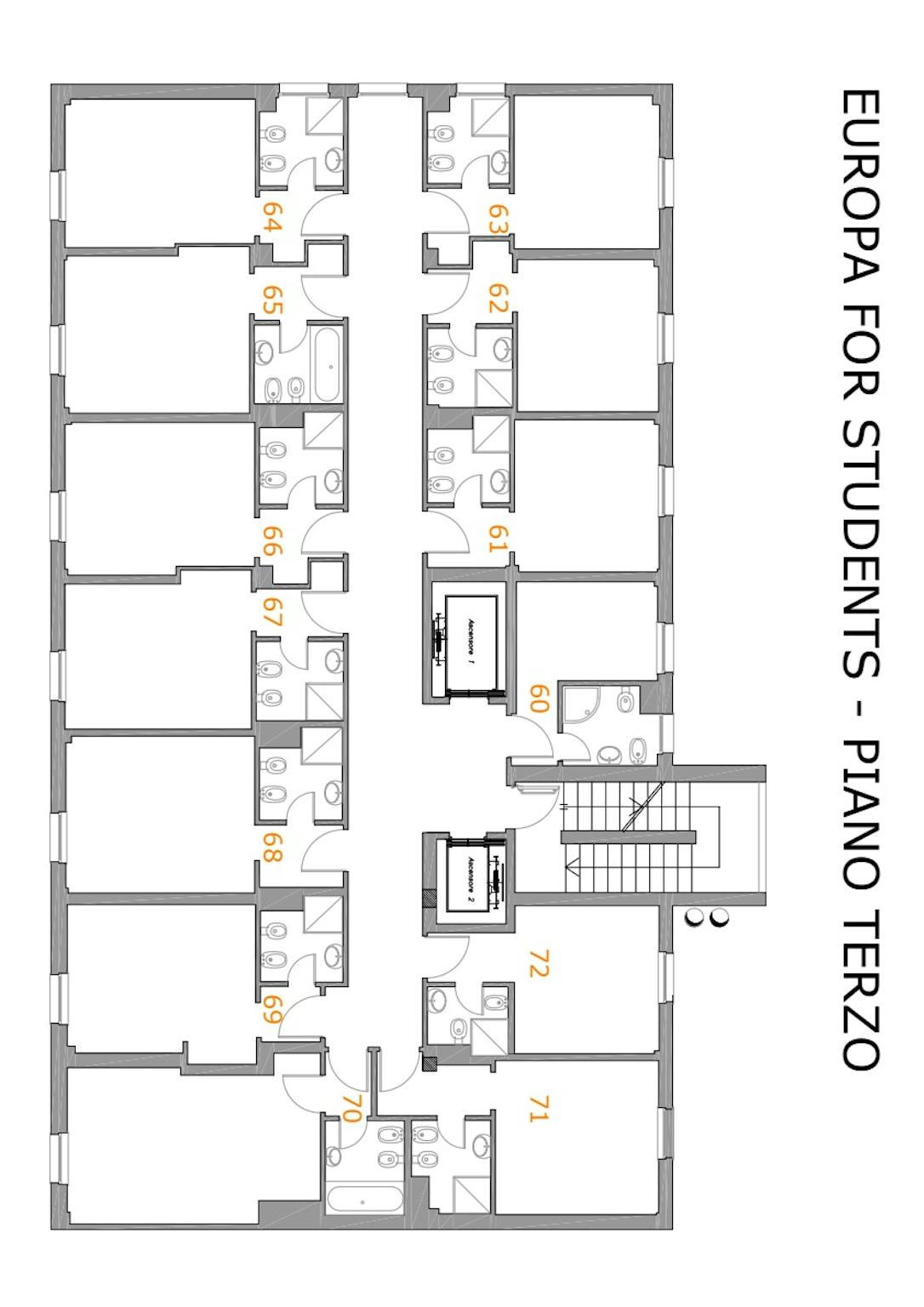 Immagine 2 di Camera in affitto  in Corso Felice Cavallotti a Novara
