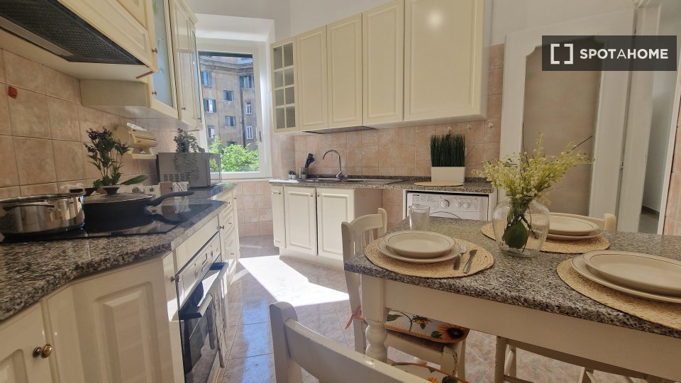 Immagine 8 di Camera condivisa in affitto  in Via Sabotino a Roma