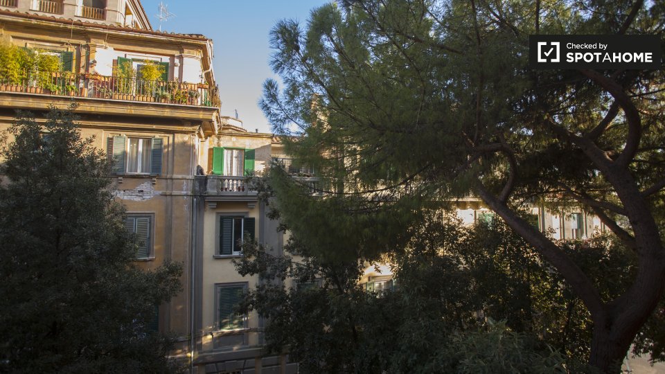 Immagine 7 di Camera condivisa in affitto  in Piazza Melozzo da Forlì, 00196 Roma RM, Italy a Roma