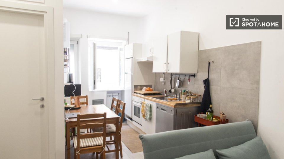 Immagine 5 di Camera condivisa in affitto  in Via Raimondo Montecuccoli a Roma