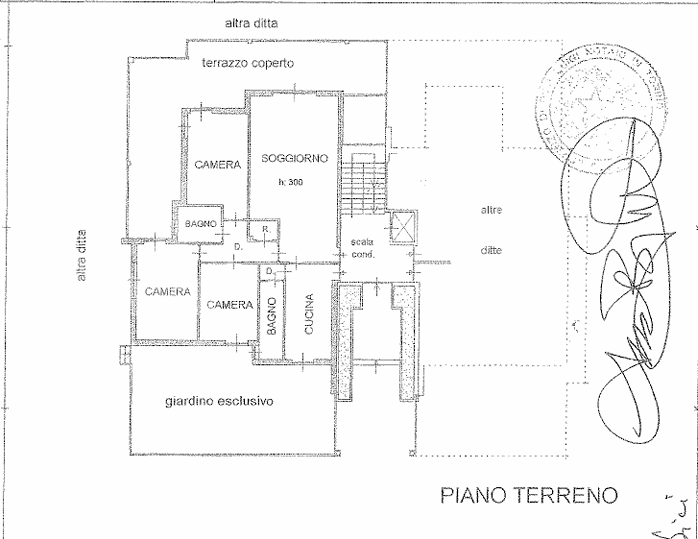 Immagine 2 di Appartamento in vendita  in Via Segantini, 30/1 a Moncalieri